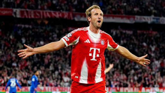 Harry Kane blir den snabbaste Bundesliga-spelaren att nå 80 mål
